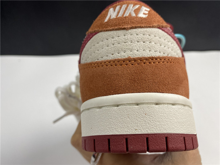 nike sb dunk low pro dark russet cedar bq6817-202