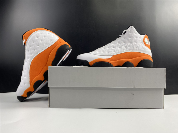 air jordan retro 13 starfish white black 414571-108
