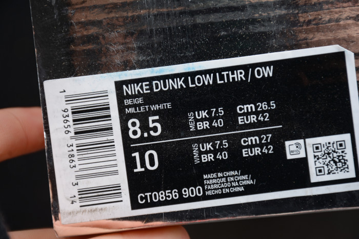off-white x nike sb dunk low ct0856-900