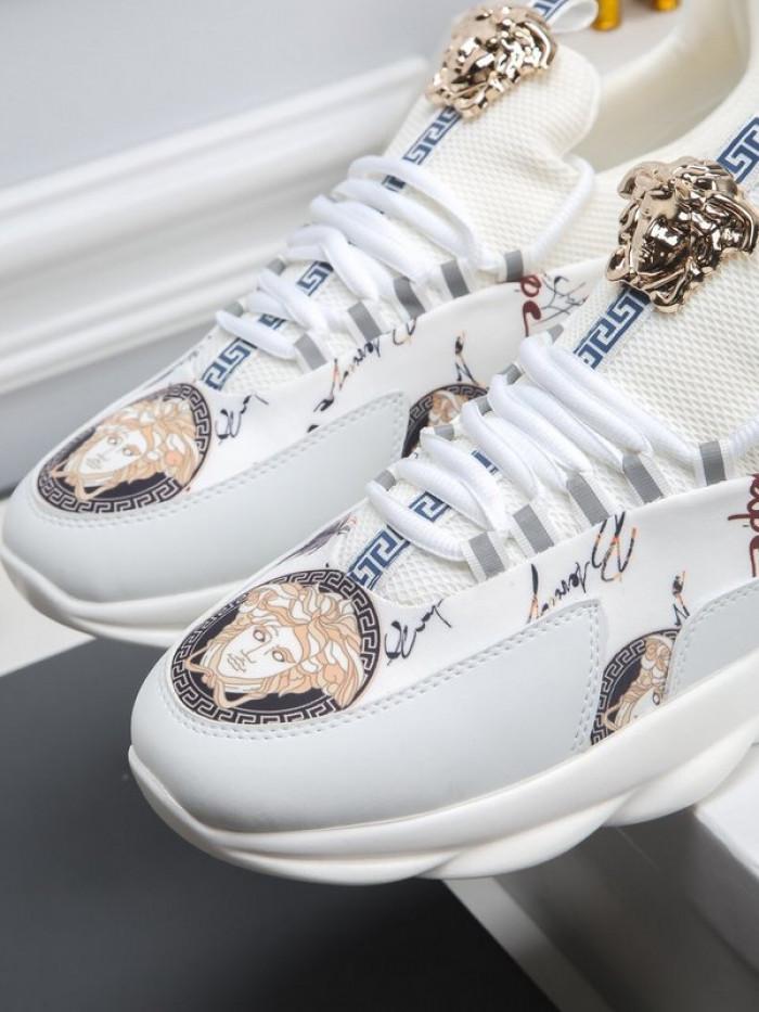vse chain reaction white sneaker