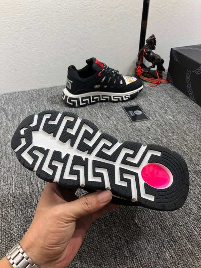 vse chain reaction black sneaker